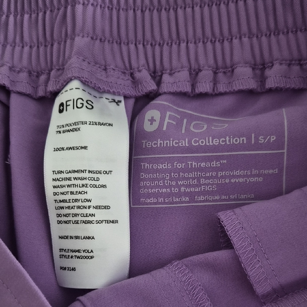 Figs Violet Technical Collection Pants - Picture 3 of 4